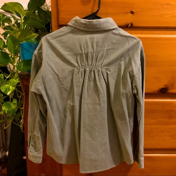 Zara Corduroy Button-Up NWT - Picture 4 of 6